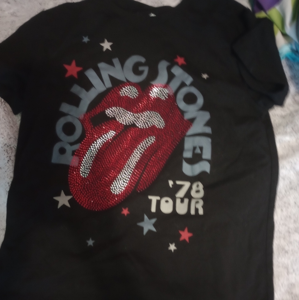 Rhinestone Rolling Stones T-shirt